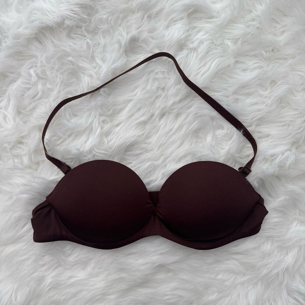 Skims Ultimate Pushup Strapless Bra Cocoa Size 32A